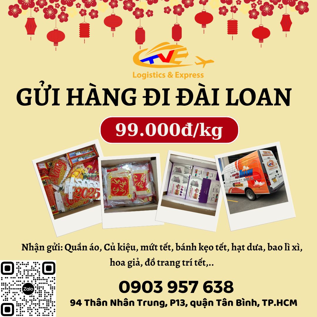 Gửi hàng đi Đài Loan - Tiến Việt Express